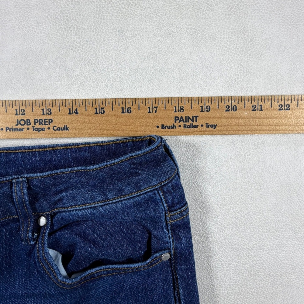 Quince Ultra-Wide Leg Jeans Dark Wash High Rise Organic Cotton Blend Size 33 - Picture 9 of 12